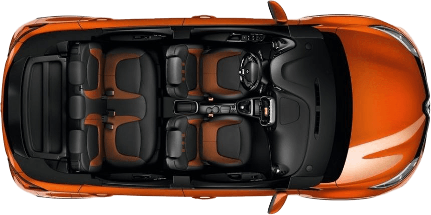 renault captur top view